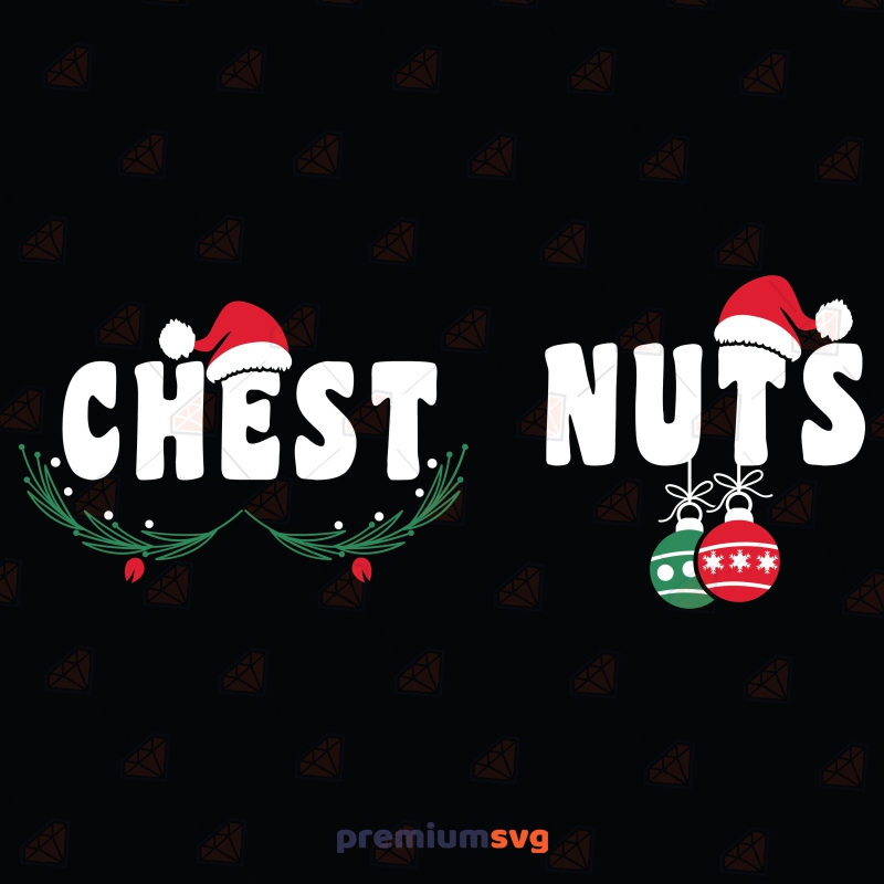 Chestnuts Christmas SVG Funny Christmas Couple Shirt SVG PremiumSVG