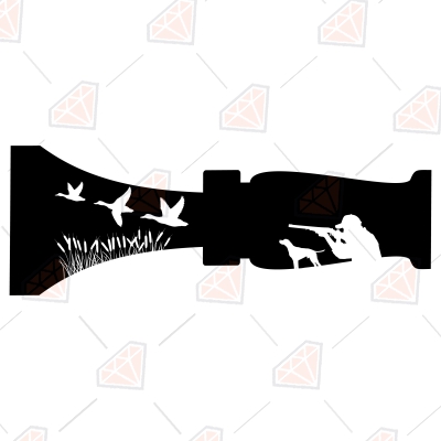 Duck Hunting Silhouette Svg Clipart Duck Hunter Svg Vector Files