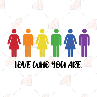 Love Who You SVG Gay Pride SVG PremiumSVG