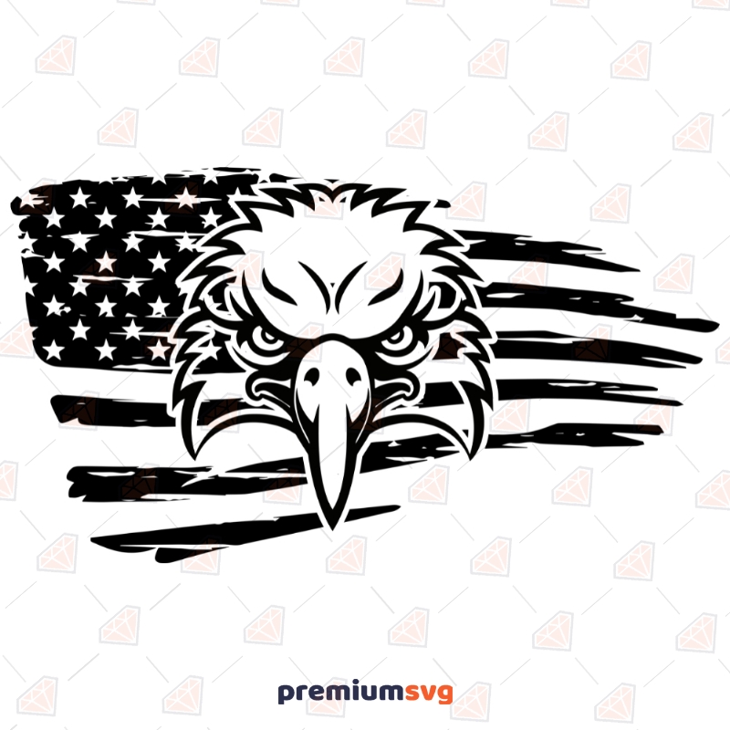 Download Us Eagle Distressed Flag Svg Patriotic Eagle Flag Svg Premium Svg