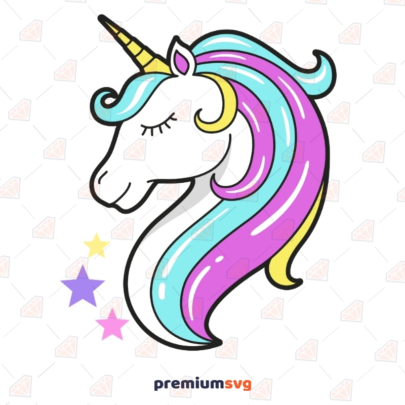 Unicorn SVG, Cricut Unicorn Head SVG Cut File | PremiumSVG