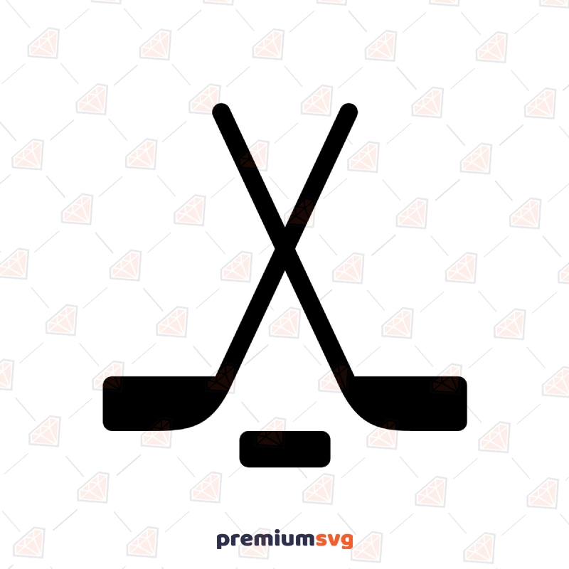 Crossed Hockey Sticks Svg, Hockey Svg, Hockey Stick Svg, Hockey Puck Svg,  Ice Hockey Svg - So Fontsy
