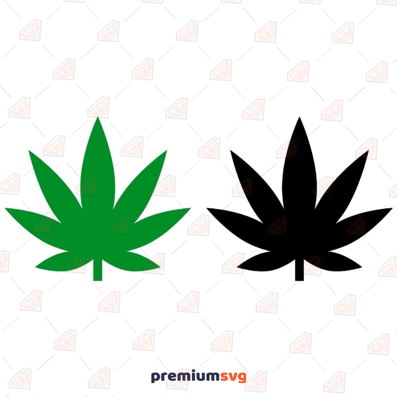 cannabis leaf outline