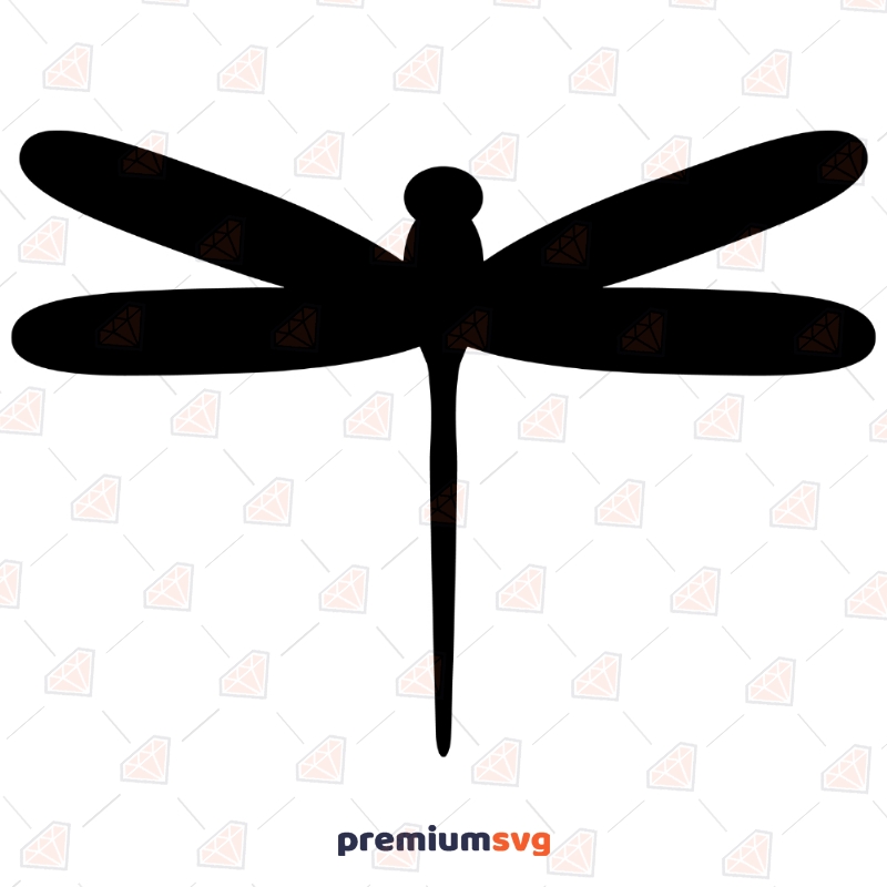 Basic Dragonfly Svg Clipart Cut Files Premium Svg
