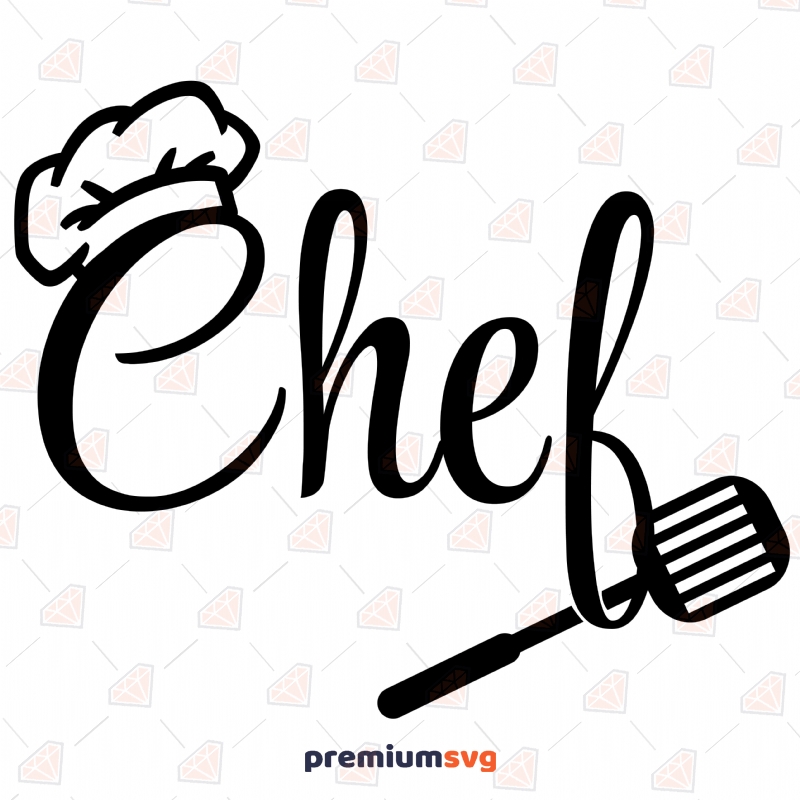 Art And Collectibles Drawing And Illustration Lovely Chef Svg Chef Svg Chef And Heart Svgkitchen 
