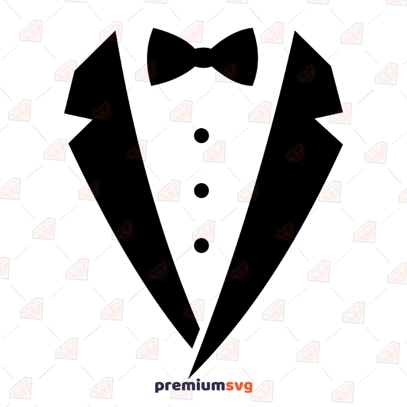 Tuxedo SVG Cut Files, Clipart Instant Download | PremiumSVG