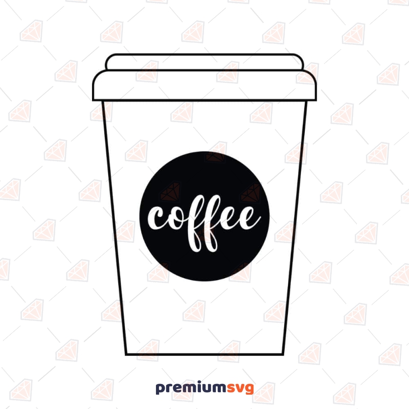 Papercraft Coffee Lover Heart Coffee SVG Files To Go Coffee Cup Svg Png ...
