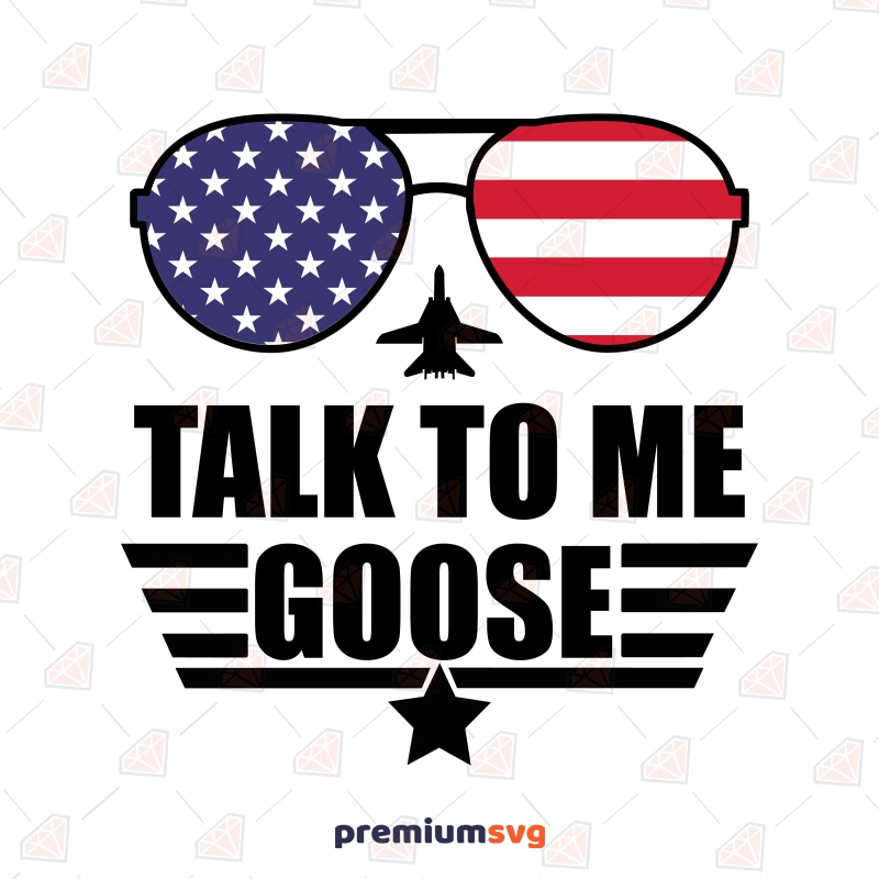 Talk To Me Goose SVG Cut File, Top Gun SVG Instant Download | PremiumSVG