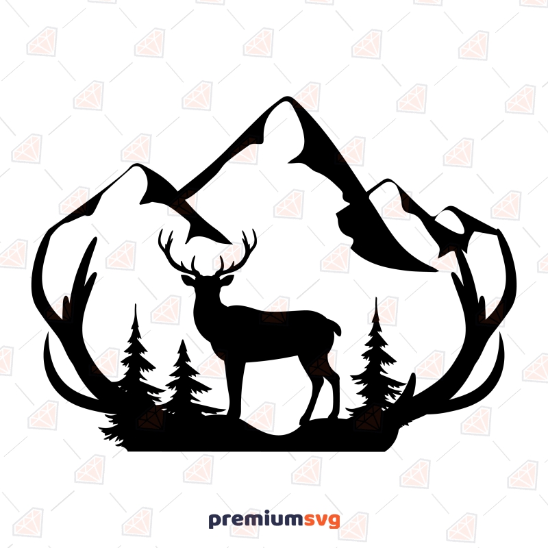 Ducks and Mountain Svg File Duck Svg Duck Hunting Svg 