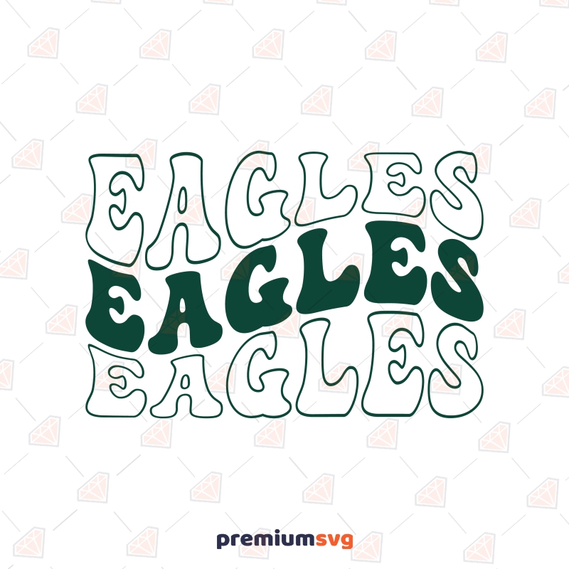 Eagles SVG Design For Shirt, Cricut, Silhouette