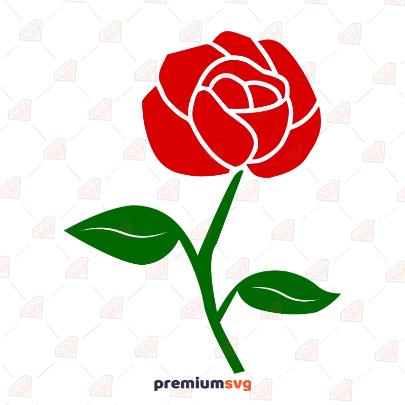 Detailed Rose Icon PNG & SVG Design For T-Shirts