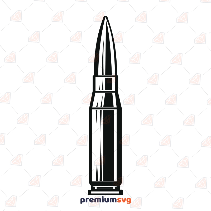Bullet Svg Cut And Clipart Ammo Svg Png Premiumsvg