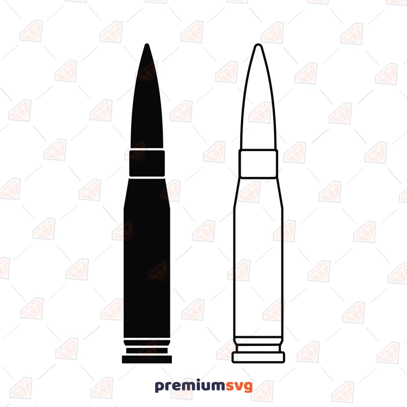 Bullet Outline Svg Vector Cut File Premiumsvg