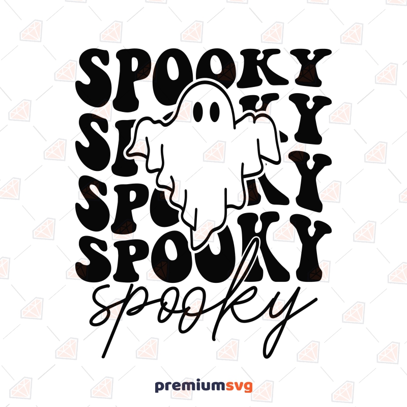 Wavy Spooky Mama SVG, Checkered Halloween Mama SVG | PremiumSVG