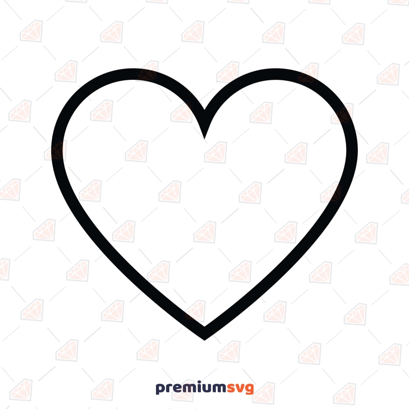 50 Best Ideas For Coloring Heart Outline Svg - vrogue.co