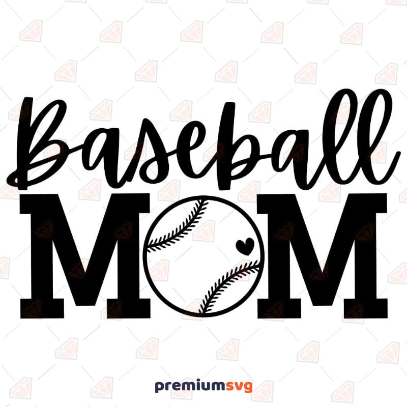Mom Life Baseball SVG PNG Funny Messy Bun Baseball Mom SVG Files Cricut  Shirt Design, Teesvg