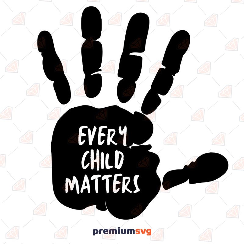 Every Child Matters Svg Cut Files Child Matters Handprint Png Premium Svg