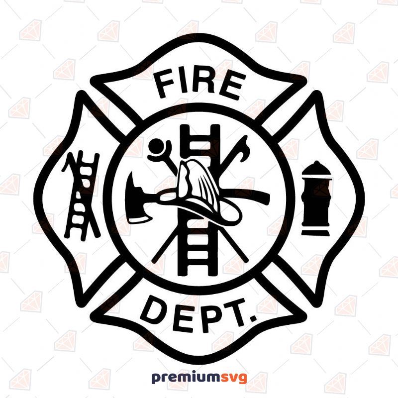 firefighter logo vector