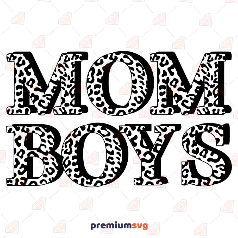 Download Mom Boys Leopard Svg Premium Svg