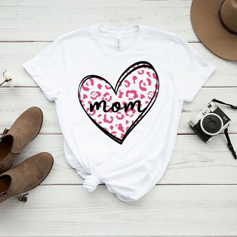 Mom Leopard Heart Svg | Premium SVG