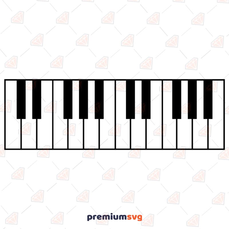 Download Piano Keys Keyboard Svg Premium Svg
