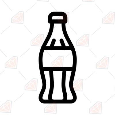soda bottle silhouette