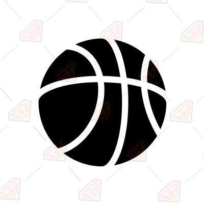 Black Basketball Splatter SVG Cut File | PremiumSVG