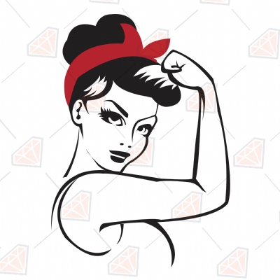 Rosie the Riveter SVG, Feminist SVG Instant Download | PremiumSVG