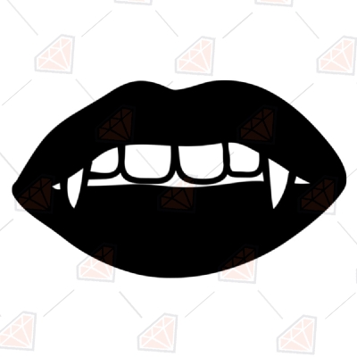black vampire lips