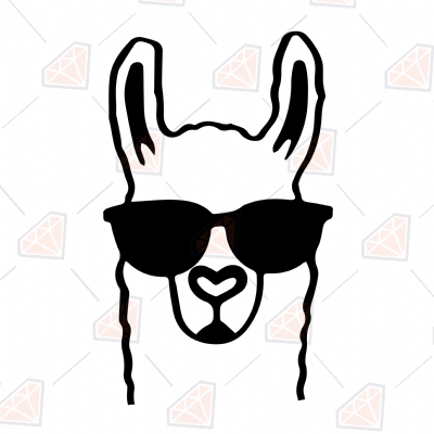 Hand Drawn LLama SVG | PremiumSVG