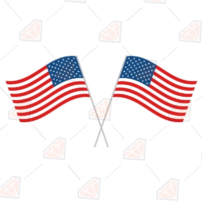 Download Crossed Usa Flag Svg Usa Flag Svg Vector And Clipart Files Premium Svg