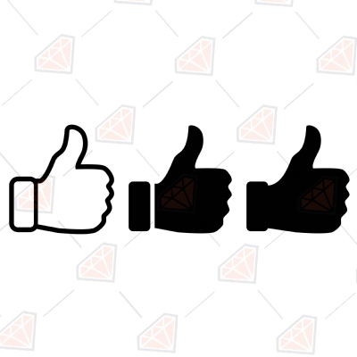 Thumbs Up Svg, Digital Download, Thumbs Up File, Silhouette, Like Svg,  Thumbs Up Sign Svg, Hand Svg, Printable, Funny Svg, Cricut Cut File