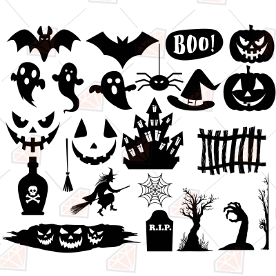 Black Pumpkin with Outline SVG | Basic Halloween Pumpkin Clipart ...