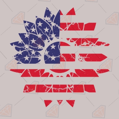 Free Free 147 Red White Blue Sunflower Svg SVG PNG EPS DXF File