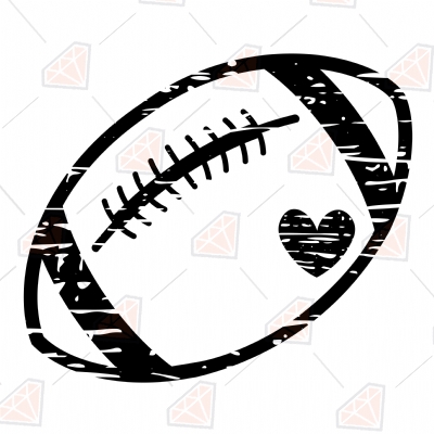 Football SVG File, Real Women Watch Football, Football Cut File