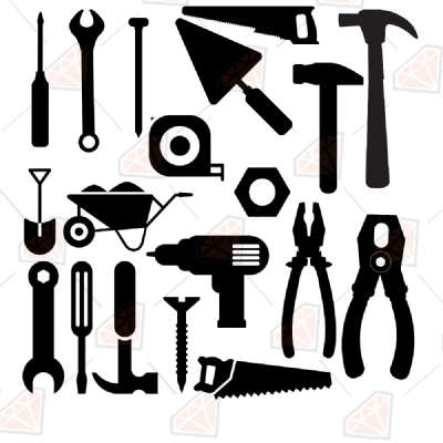 construction tools vector