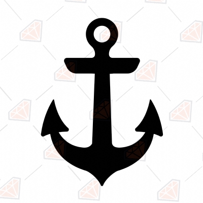 simple anchor silhouette