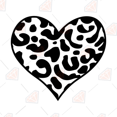 Eagles Heart ,Leopard Heart Designs Mascot SVG PNG