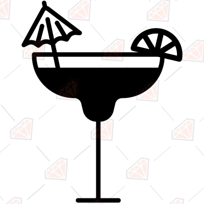 Margarita Glass SVG Cut and Clipart File | PremiumSVG