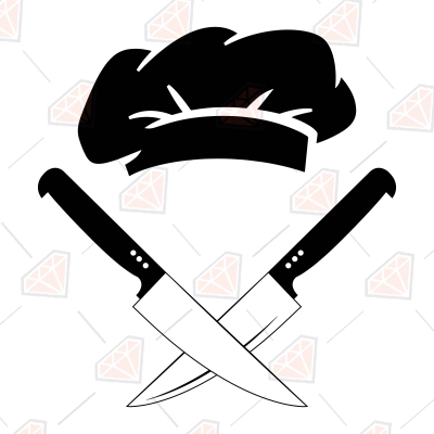Chef Design SVG Cut Files, Cook SVG | PremiumSVG