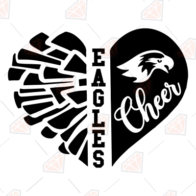 Go Eagles Svg, Eagles Football Svg, Football Svg, SVG T-shirt designs,  Eagles Mascot Svg, Cheerleader Svg, Eagles Shirt Svg, Svg Files For Cricut