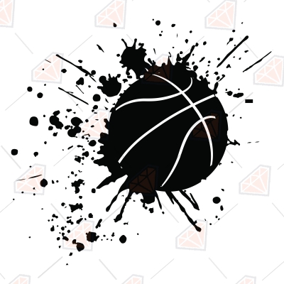 Splash Basketball SVG Cut File Basketball SVG Commercial -  Israel