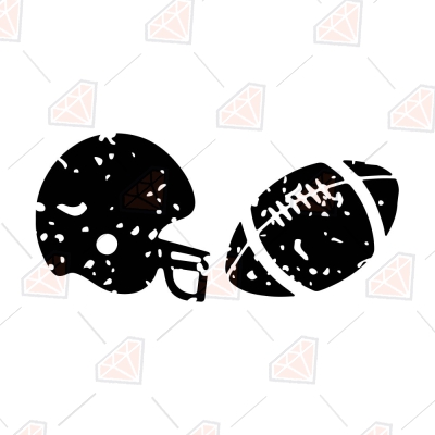 Basic Football Helmet SVG Cut File, Helmet SVG Instant Download ...