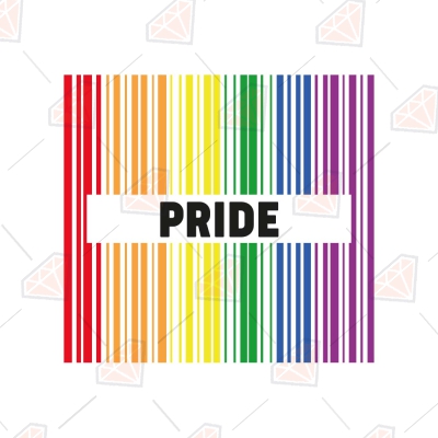 LGBT Rainbow Heartbeat SVG File, Pride Heartbeat SVG Design | PremiumSVG