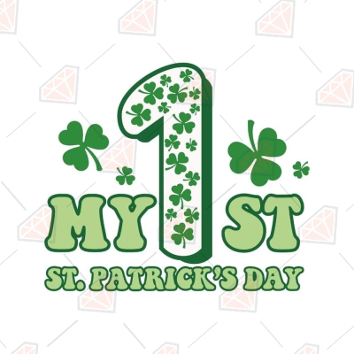 Irish Flag Shamrock SVG Cut File | PremiumSVG