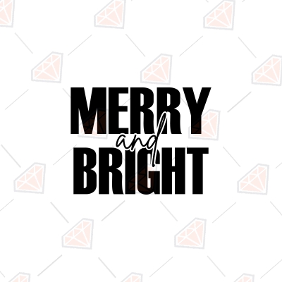 Merry and Bright Svg, CHRISTMAS SVG FILES, Angel Svg,Christmas