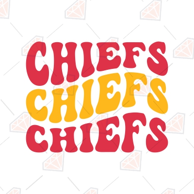 Kansas City svg, Kansas City Chiefs svg, wavy Groovy svg, style Stacked  svg, EPS PNG Cricut Instant Download - So Fontsy