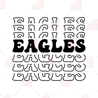 Eagles Baseball Jersey Black White Logo Pattern Custom