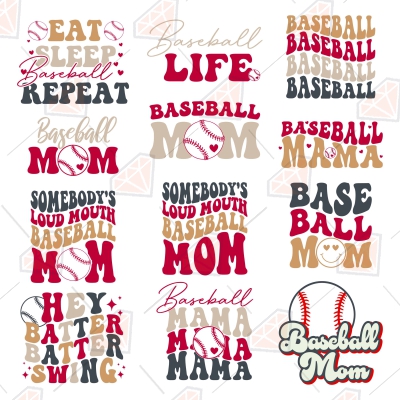 Baseball Mom SVG Bundle – MasterBundles