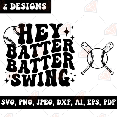 Baseball Svg Png, Hey Batter Batter Swing Svg Png, Baseball Design